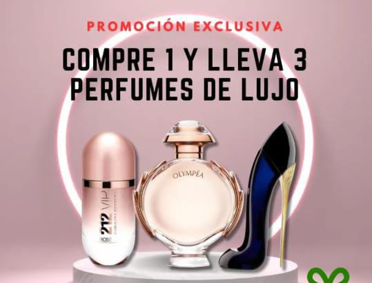 Combo 3 Perfumes de Mujer Importados